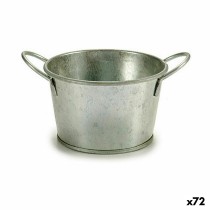 Planter Ibergarden F60325-B F60325-B Silver Zinc Bucket 17,8 x 8 x 12,3 cm (72 Units)