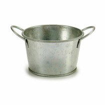 Planter Ibergarden F60325-B F60325-B Silver Zinc Bucket 17,8 x 8 x 12,3 cm (72 Units)