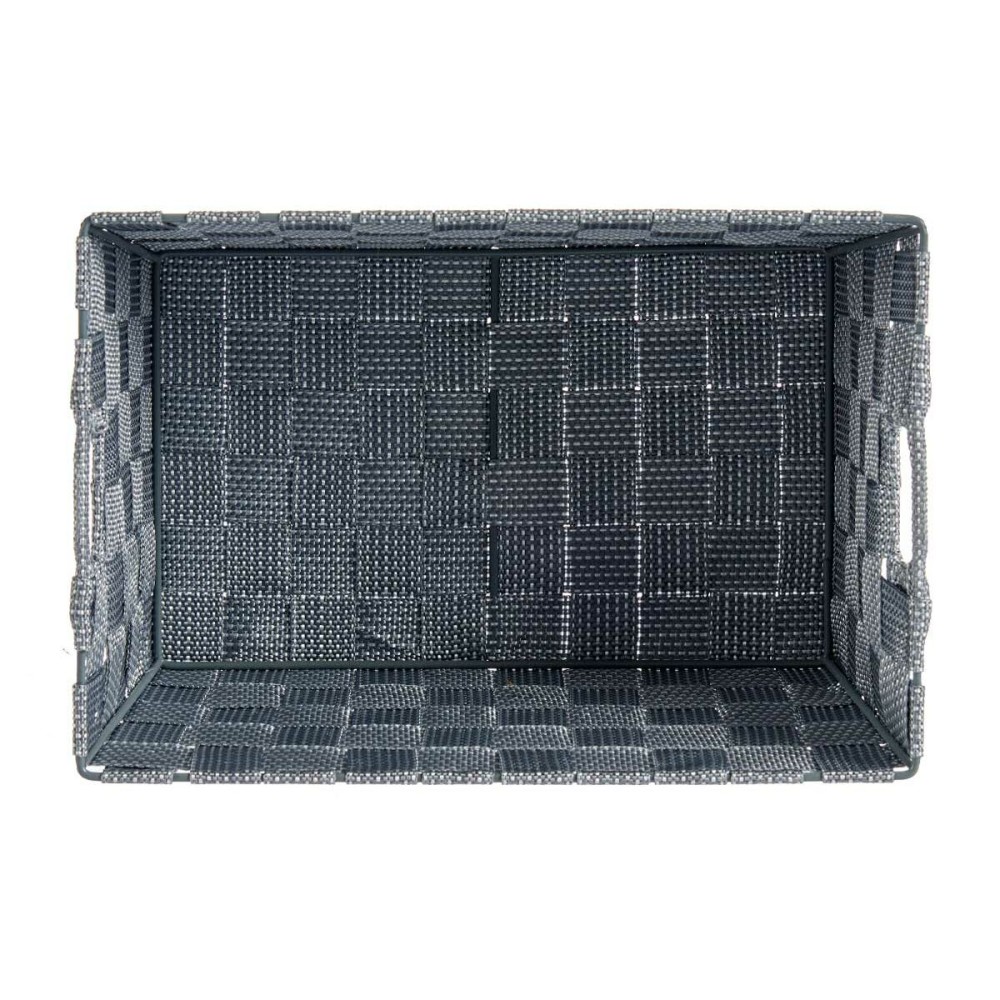 Multi-purpose basket Kipit A3-6883 A3-6883 Grey Polyester Cloth Braiding 5 L (18 Units)
