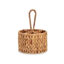 Besteckkorb Gift Decor SF27113 SF27113 Braun Metall Wasserhyazinthe 20 x 30 x 20 cm (12 Stück)