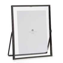 Photo frame Gift Decor MS61015-C MS61015-C Black Metal Glass Plastic (12 Units)