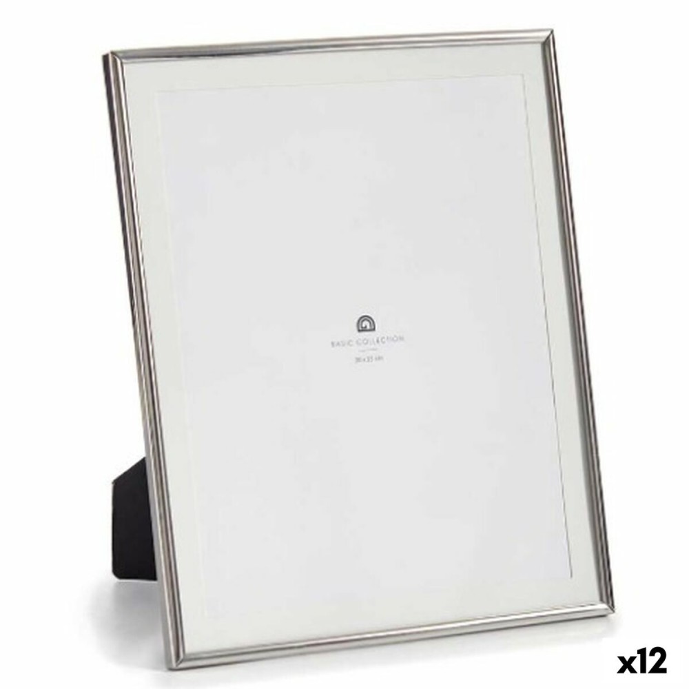 Fotorahmen Gift Decor MS61001-MAT SILVER MS61001-MAT SILVER Silberfarben Kristall Stahl (12 Stück)