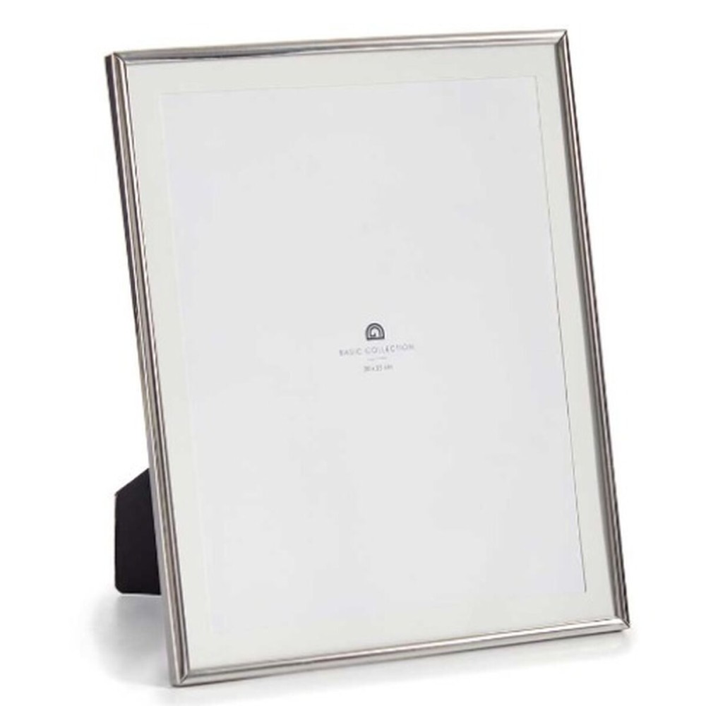 Photo frame Gift Decor MS61001-MAT SILVER MS61001-MAT SILVER Silver Crystal Steel (12 Units)
