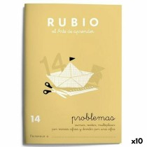 Mathematik-Heft Rubio Nº 14 A5 Spanisch 20 Blatt (10 Stück)