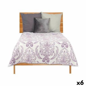 Reversible Bedspread Gift Decor 3520 3520 White Purple 180 x 260 cm 260 x 0,3 x 180 cm (6 Units)