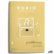 Cahier de maths Rubio Nº 8 A5 Espagnol 20 Volets (10 Unités)