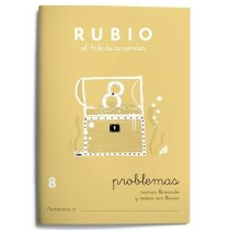 Cahier de maths Rubio Nº 8 A5 Espagnol 20 Volets (10 Unités)