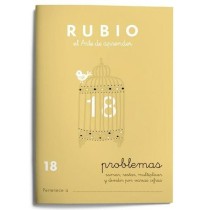 Mathematik-Heft Rubio Nº 18 A5 Spanisch 20 Blatt (10 Stück)