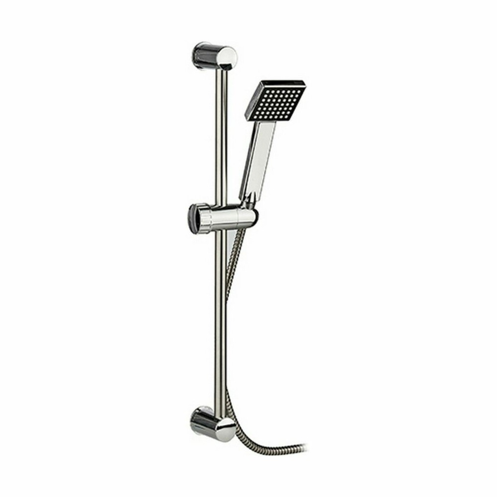 A shower head with a hose to direct the flow Berilo 9721159BC 9721159BC Silver Steel Plastic Squared 18 x 8 x 72,5 cm 3 Pieces (