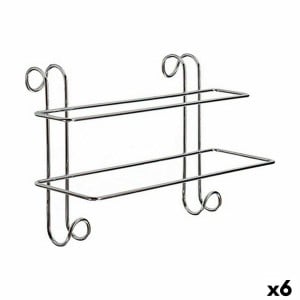 Bar towel rail W4294 W4294 Silver Metal 14 x 20 x 39 cm (6 Units)