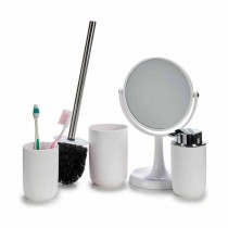 Bath Set Berilo CN-B6369-W CN-B6369-W White polypropylene 16,5 x 29,5 x 17 cm 4 Pieces (6 Units)