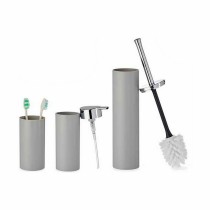 Bath Set Berilo B6274 S3-1 B6274 S3-1 Grey Plastic 16,5 x 8 x 32,5 cm (8 Units)
