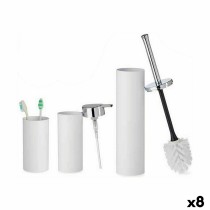 Bath Set Berilo B6274 S3-3 B6274 S3-3 White Plastic 16,5 x 8 x 32,5 cm (8 Units)