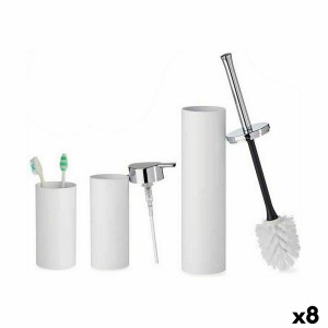 Bath Set Berilo B6274 S3-3 B6274 S3-3 White Plastic 16,5 x 8 x 32,5 cm (8 Units)