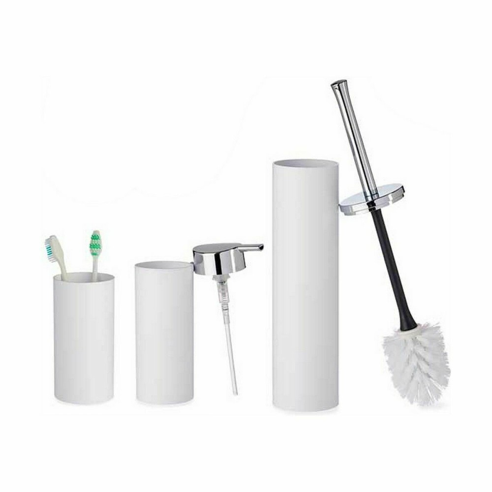 Bath Set Berilo B6274 S3-3 B6274 S3-3 White Plastic 16,5 x 8 x 32,5 cm (8 Units)