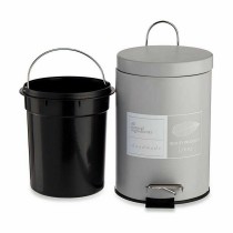 Pedal bin Berilo 89573 B0012D Beauty Products White Grey Steel Plastic 3 L (6 Units)