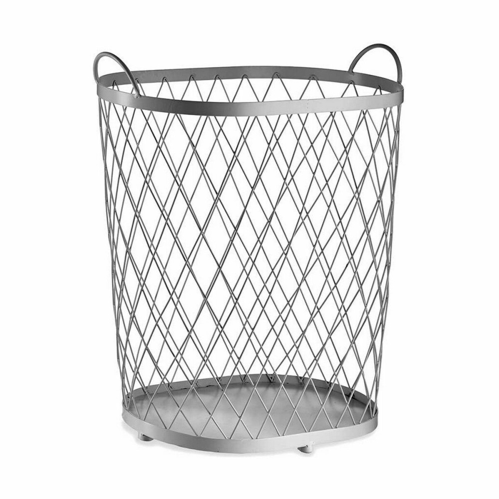 Korb Gift Decor B2608 B2608 Silberfarben Silber Metall 40 L (4 Stück)