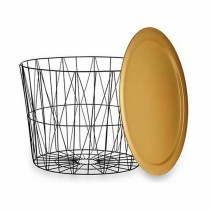 Table d'appoint Gift Decor JY21093L JY21093L Noir Doré 62 x 45,5 x 62 cm (4 Unités)