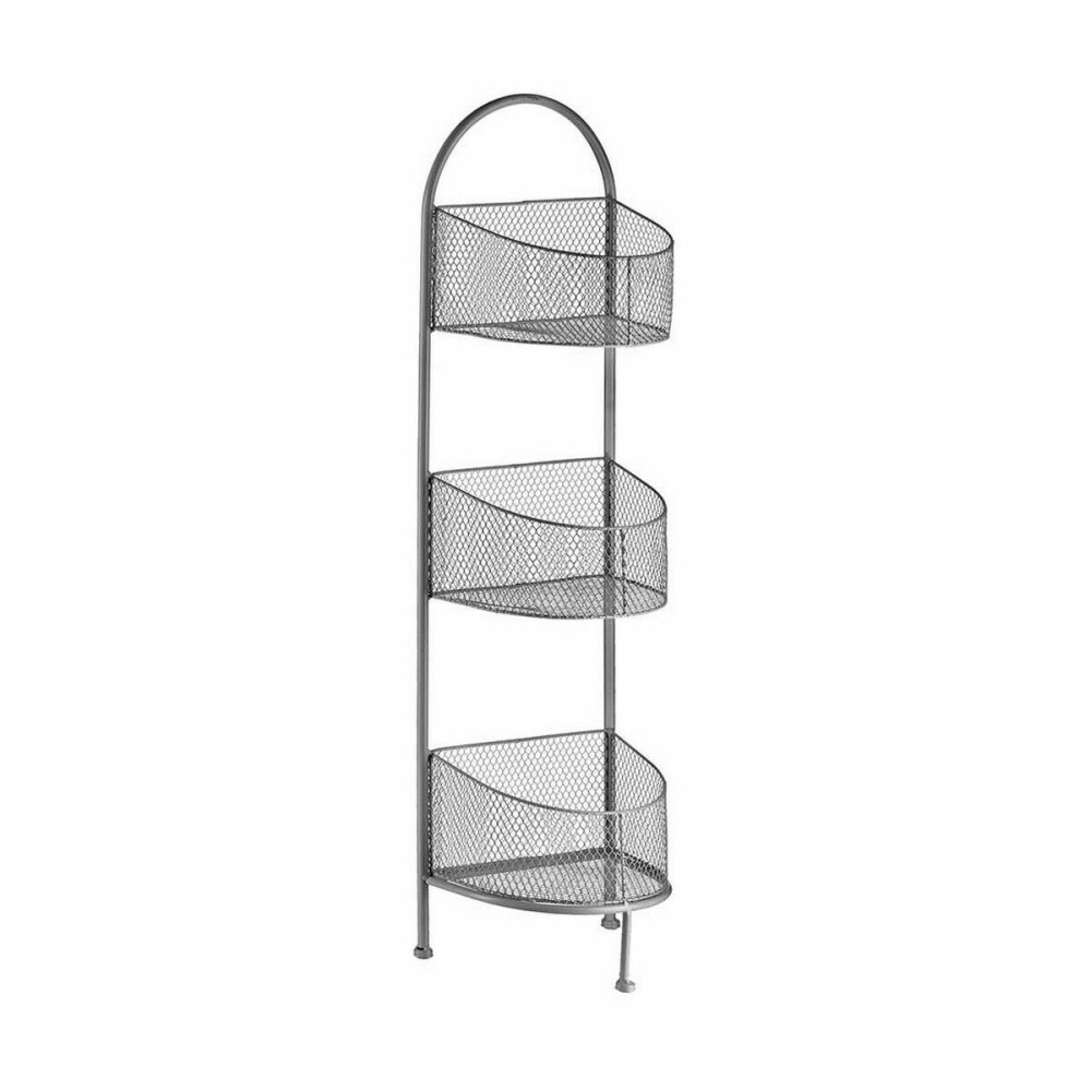 Regal Gift Decor B2607 B2607 Silberfarben Silber Metall 21,2 x 97 x 28,5 cm (4 Stück)