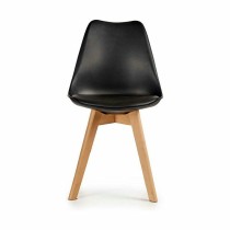 Esszimmerstuhl Gift Decor 3B 3B Braun Schwarz Holz Kunststoff 42 x 80 x 50 cm (4 Stück)