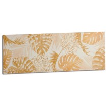 Leinwand Gift Decor PC341811 PC341811 Gold Pflanzenblatt 90 x 30 x 1,5 cm (12 Stück)