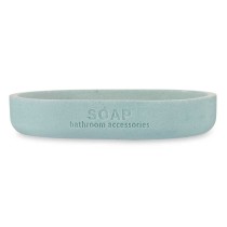 Soap dish Berilo B5456BC-4 - 457 B5456BC-4 - 457 Blue Resin Bamboo 12,5 x 2,5 x 8,5 cm (6 Units)