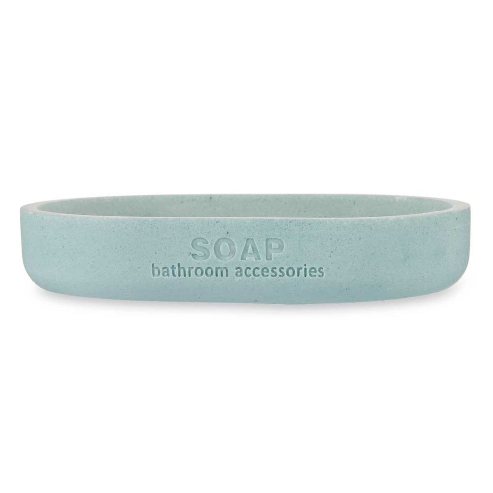Soap dish Berilo B5456BC-4 - 457 B5456BC-4 - 457 Blue Resin Bamboo 12,5 x 2,5 x 8,5 cm (6 Units)