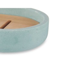 Porte-savon Berilo B5456BC-4 - 457 B5456BC-4 - 457 Bleu Résine Bambou 12,5 x 2,5 x 8,5 cm (6 Unités)