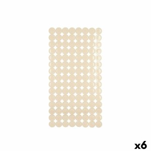 Rutschfeste Duschmatte Berilo 90976 90976 Beige PVC 6 x 36 x 6 cm 68 x 36 x 1 cm (6 Stück)