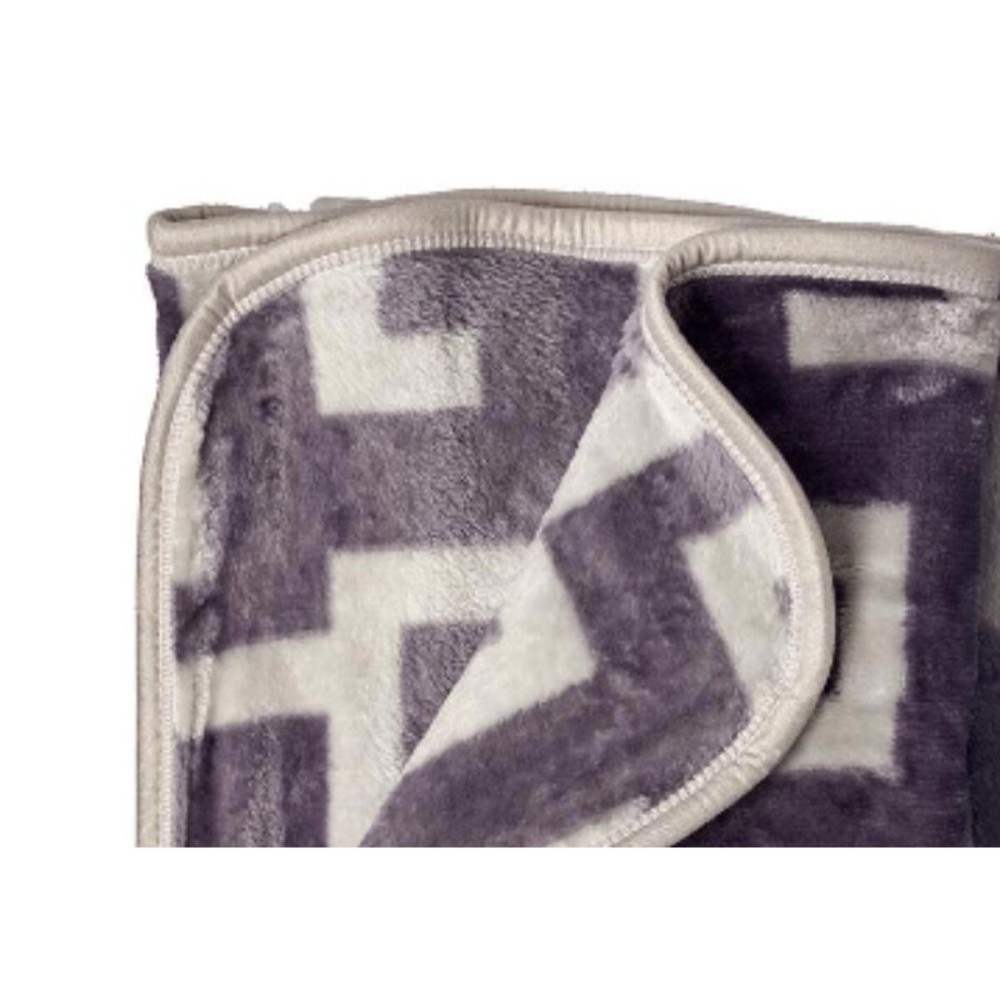 Blanket Gift Decor 3383 3383 Grey 220 x 240 x 0,5 cm (4 Units)