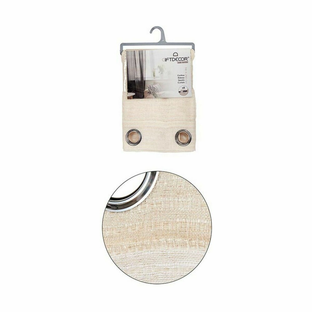 Vorhang Gift Decor SLB8694 SLB8694 Beige 140 x 0,1 x 260 cm 34 x 3,5 x 26 cm