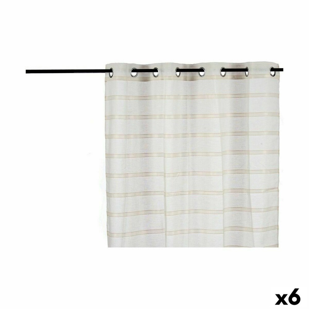 Vorhang Gift Decor SLB8625 SLB8625 Beige 140 x 0,1 x 260 cm Streifen