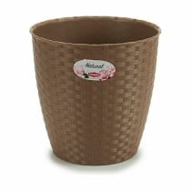 Blumentopf Stefanplast 73474 73474 Braun Kunststoff 24 x 22,5 x 24 cm (6 Stück)