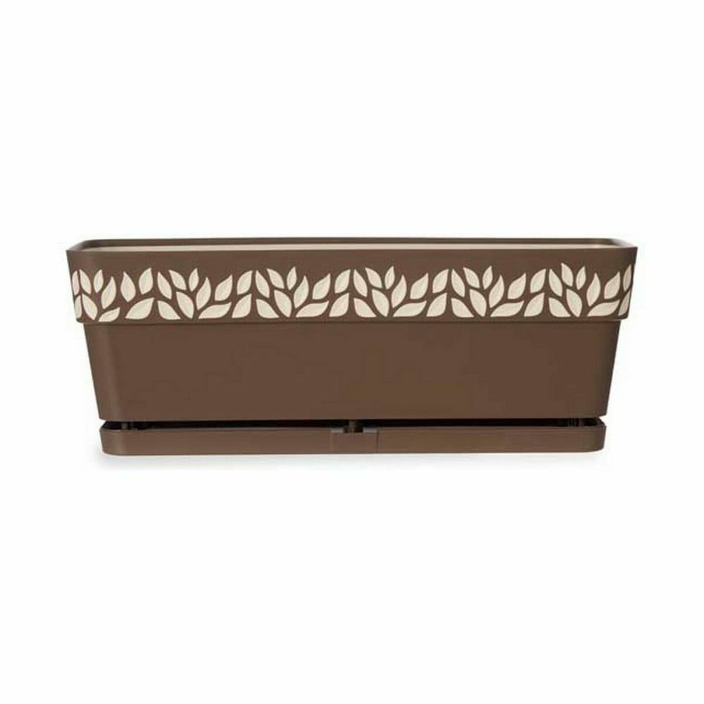 Blumenkasten Stefanplast 94414 Cloe Braun Kunststoff 49,5 x 17 x 19 cm (12 Stück)
