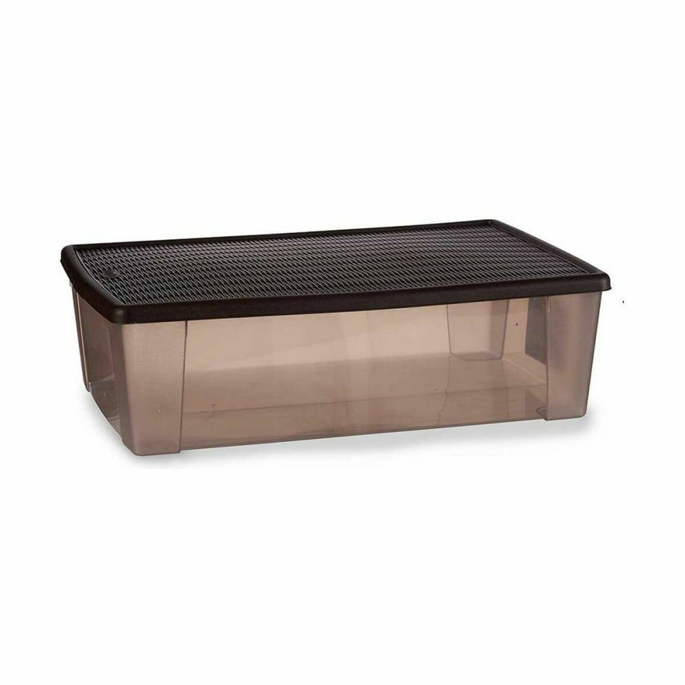 Aufbewahrungsbox mit Deckel Stefanplast 30870 Elegance Braun Kunststoff 30 L (6 Stück)
