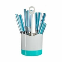 Cutlery Set Kinvara HQ223H10 HQ223H10 Blue Stainless steel Plastic (8 Units)