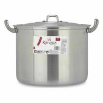 Kochtopf mit Deckel Kinvara 100034 100034 Silberfarben Aluminium 31 x 20 x 24 cm (6 Stück)