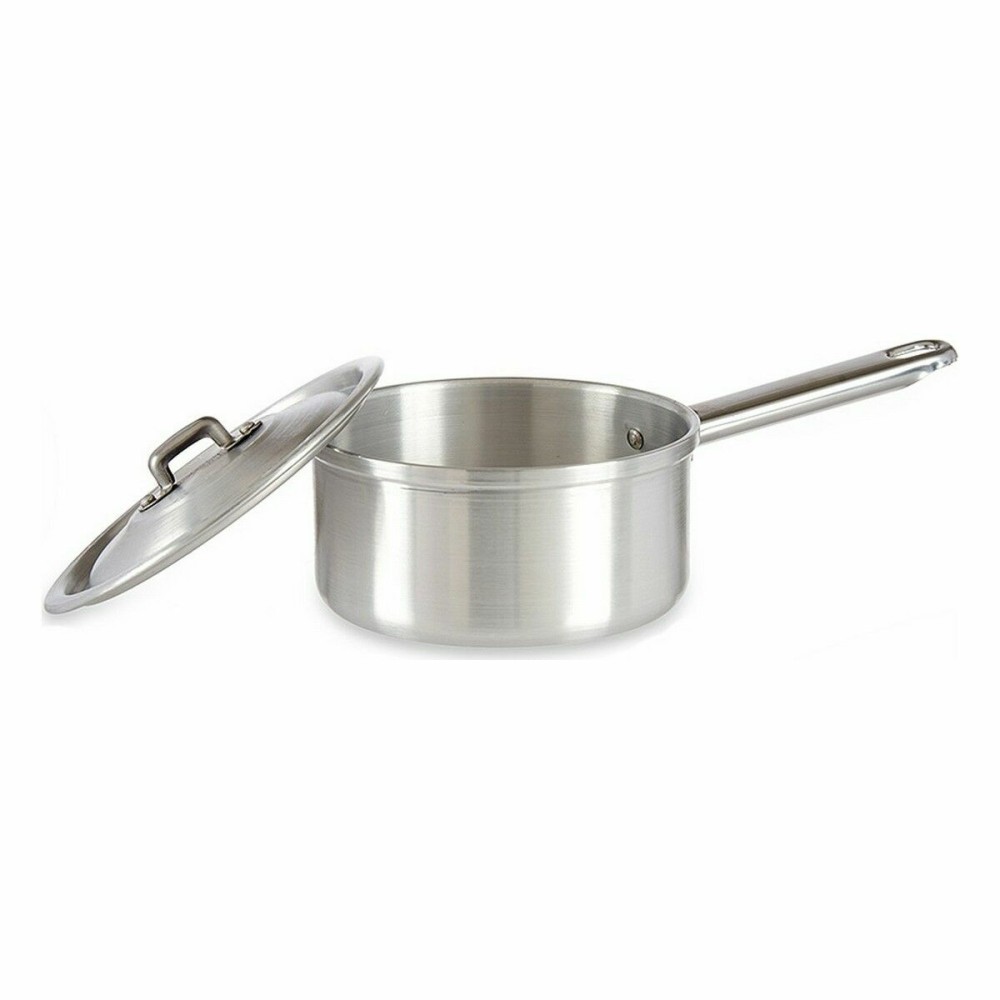 Casserole avec couvercle Kinvara 100018 100018 Argenté Aluminium Ø 14 cm 1 L 28 x 9 x 16 cm 16 x 9 x 28 cm (10 Unités)