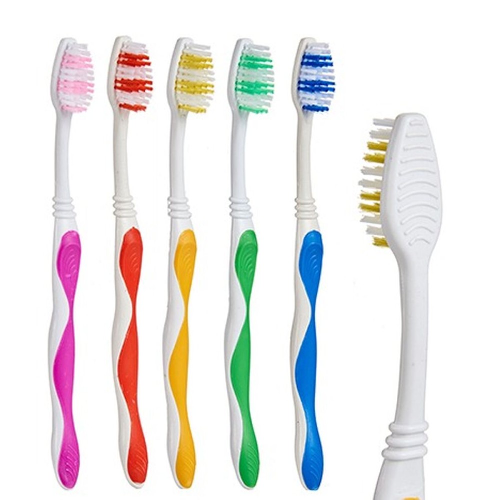 Brosse à Dents Berilo 29100288 29100288 Jaune Bleu Rouge Vert (12 Unités)