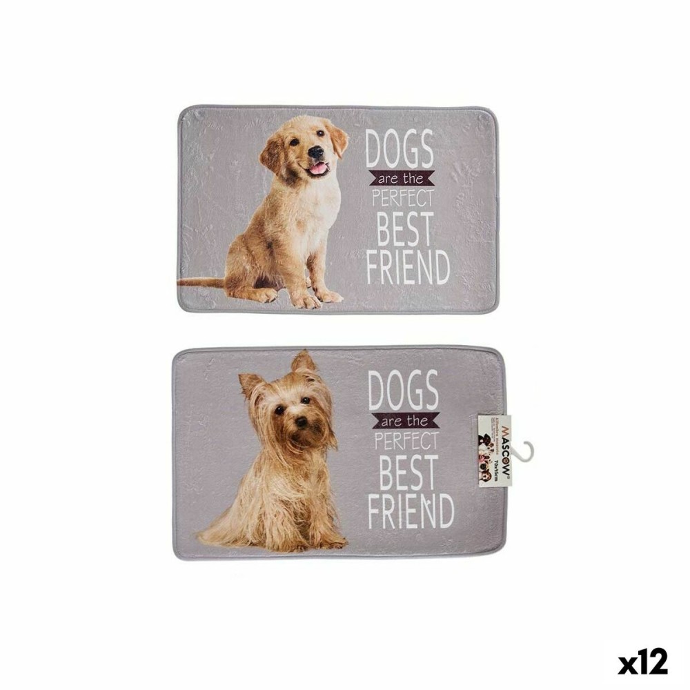 Tapis pour chien Mascow 23 23 Gris 45 x 0,5 x 69 cm (12 Unités)