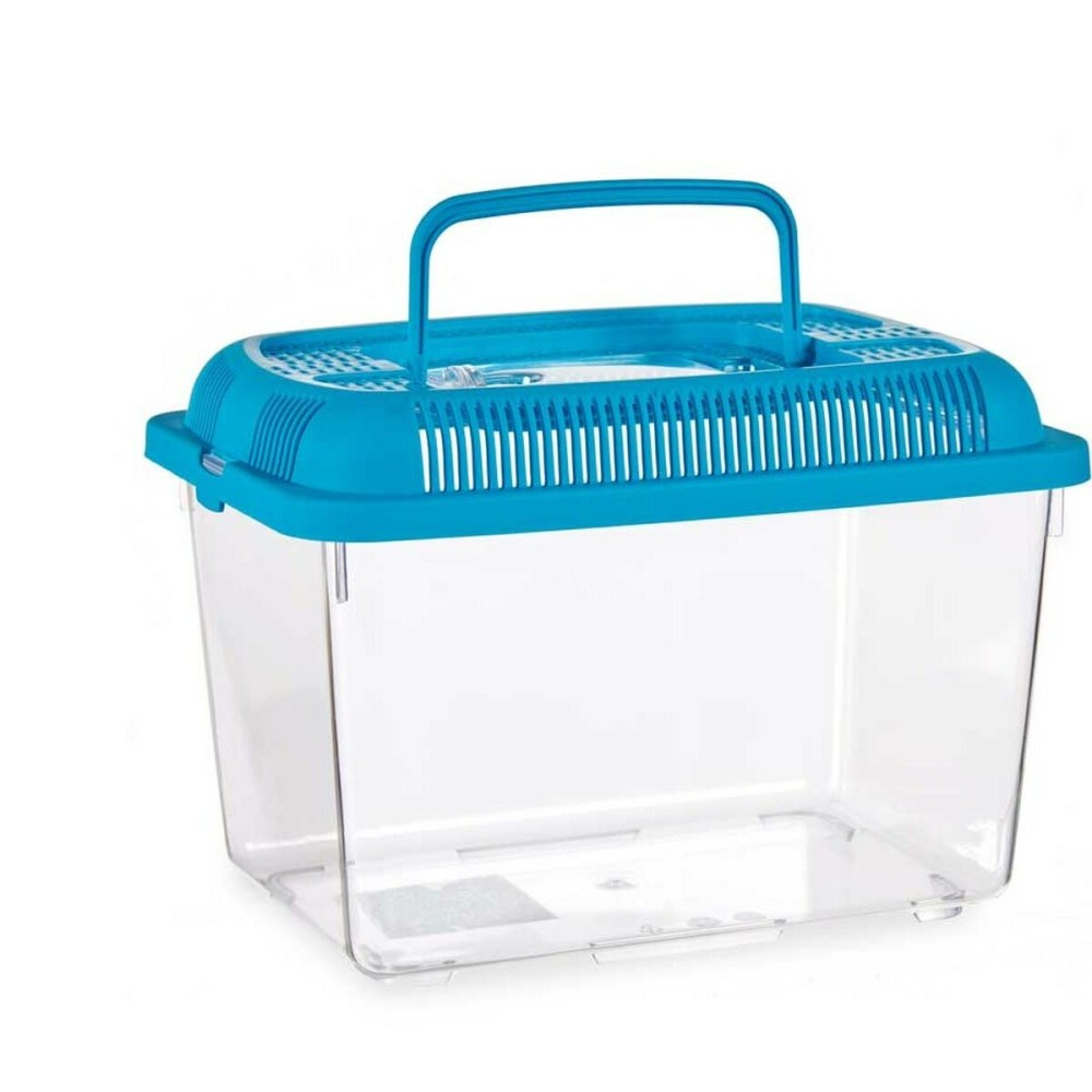 Bocal à poisson Mascow 87866 87866 Bleu Plastique 7 L 20 x 20 x 30 cm Avec poignée Grand (8 Unités)