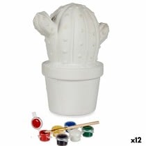 Tirelire à peindre Pincello BS2075L BS2075L Cactus 12 x 21 x 17 cm (12 Unités)