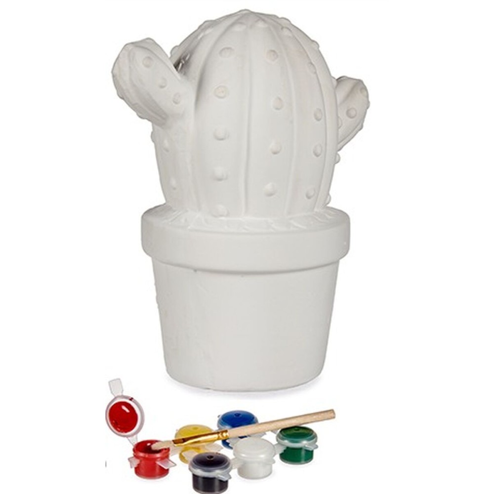 Sparschwein zum Anmalen Pincello BS2075L BS2075L Kaktus 12 x 21 x 17 cm (12 Stück)