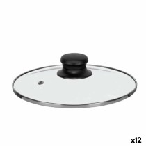 Couvercle pour marmite Kinvara CN-SW1304-20CM CN-SW1304-20CM Transparent Argenté Argent Métal verre Acier inoxydable Verre Acier