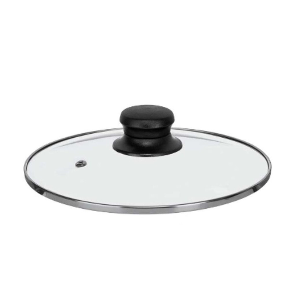 Couvercle pour marmite Kinvara CN-SW1304-20CM CN-SW1304-20CM Transparent Argenté Argent Métal verre Acier inoxydable Verre Acier
