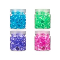 Deko-Steine Gift Decor 6007XYP-C 6007XYP-C Blau grün Lila Rosa 150 g Diamant (16 Stück)