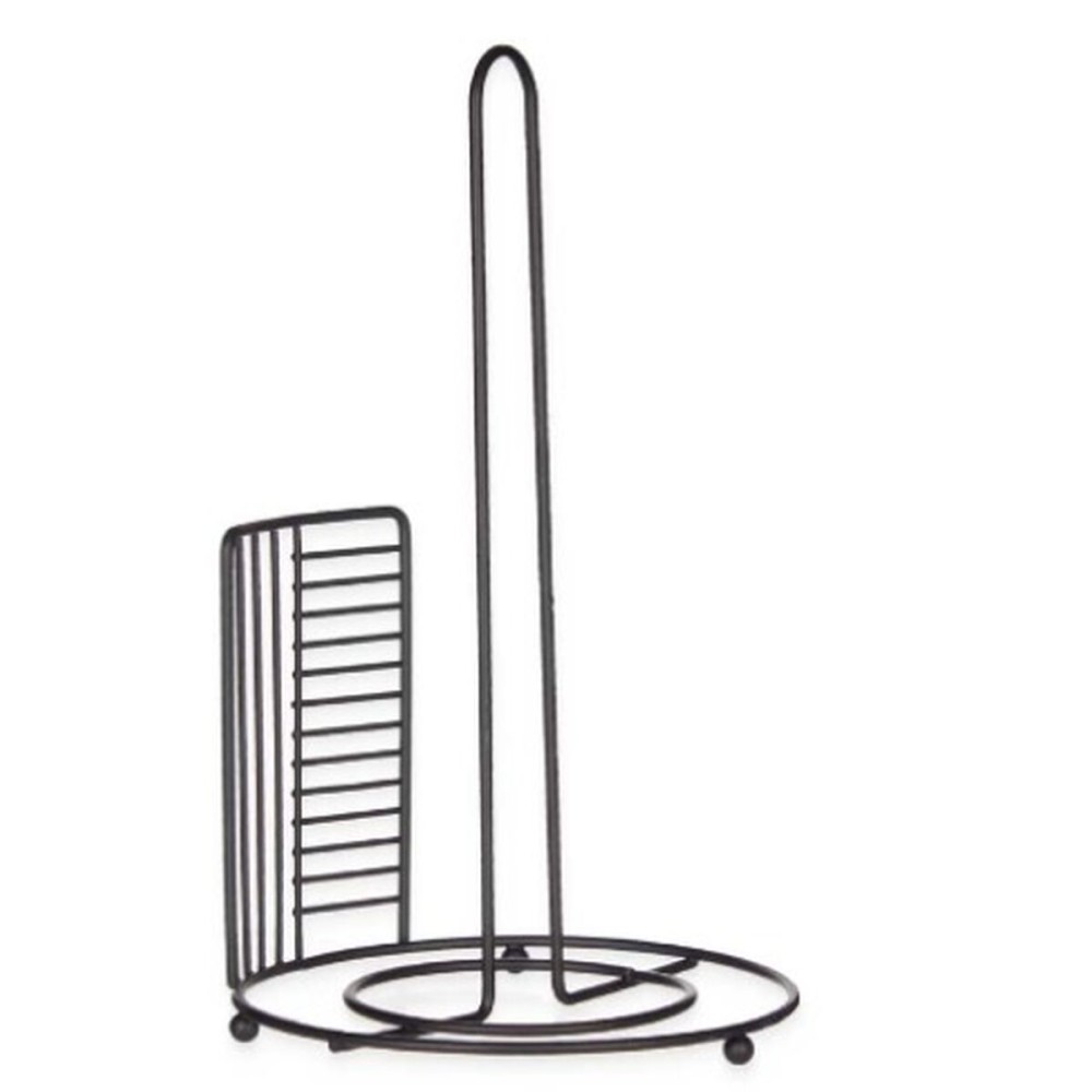 Kitchen Paper holder Kinvara W7728-3P W7728-3P Black Metal 18,5 x 31,5 x 18,5 cm 18,5 x 32,4 x 18,5 cm (6 Units)