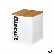 Keks- und Kuchenschachtel Kinvara W5003BM W5003BM Weiß Metall 13,7 x 16,5 x 14 cm 14,4 x 16,5 x 14,4 cm (6 Stück)
