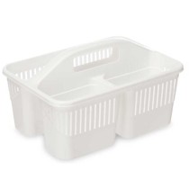 Organiser 07 1400 07 1400 White Plastic 31,3 x 18 x 22 cm Cleaning (12 Units)