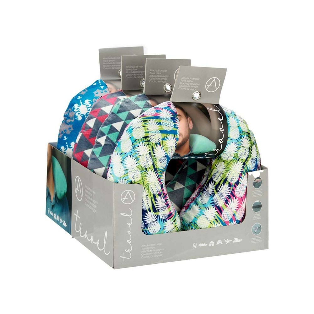 Coussin Cervical A3002-2DESIGN A3002-2DESIGN Imprimé 31 x 10,5 x 27,4 cm (4 Unités)